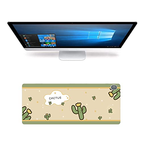 Hoobody Heizteppich Thermisches Heizmatte Berührungssteuerung Beheizter Teppich Pad-Schreibtisch Beheiztes Mauspad für Büro Zuhause Winter, 80x33cm, 85W, YG-1635, D Cover