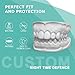 Mouth Guard for Grinding Teeth at Night, Bite Guard for Teeth Clenching Nighttime for TMJ Relief, Nightguard for Adult and Kids (Count, 2)