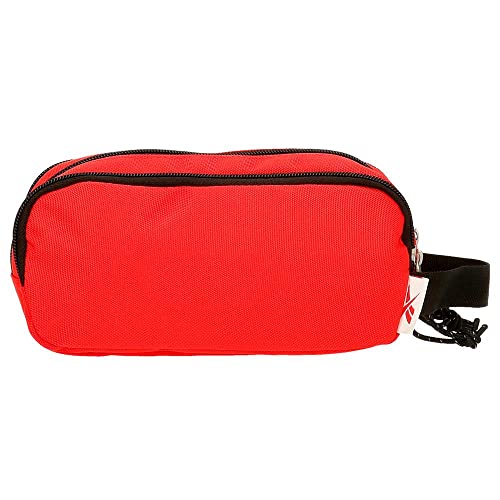 Reebok Boston Pencil Case, 3 Compartments, Red, 22 x 10 x 9 cm, Polyester - Image 3