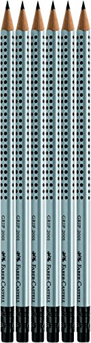 Crayon de papier HB Faber-Castell 117298, lot argenté haut de gamme pour esquisses