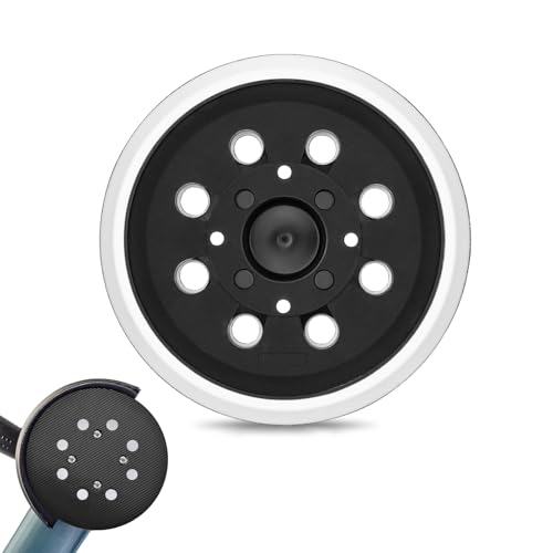 BIGP Schleifteller 125 mm für Bosch PEX 300 AE und 400 AE, 8 Löcher – Schleifplatte mit Hook und Loop für Exzenterschleifer (1 Stück)