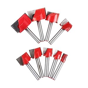 Rcbcplglnk 9 Stücke CNC Fräser Set