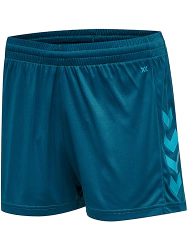 hummel HMLCORE XK Poly Woman Shorts Damen Blue Coral M