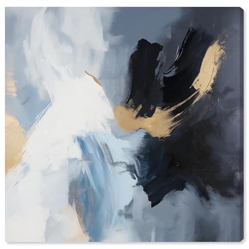 Art Remedy Gray Abstract Canvas, 16" x 16", Gallery Wrapped,