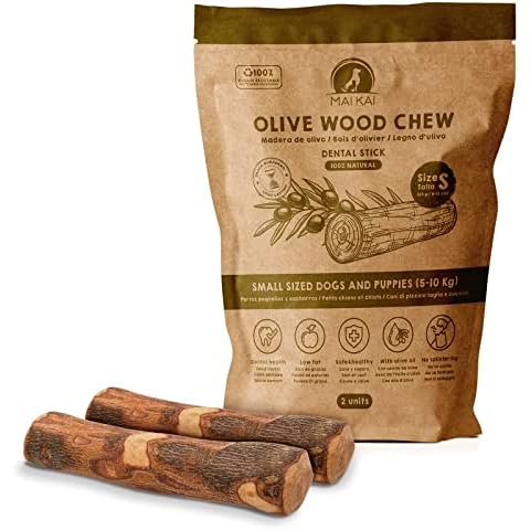 MAIKAI Madera de Olivo - Mordedor Natural para Perros Cover