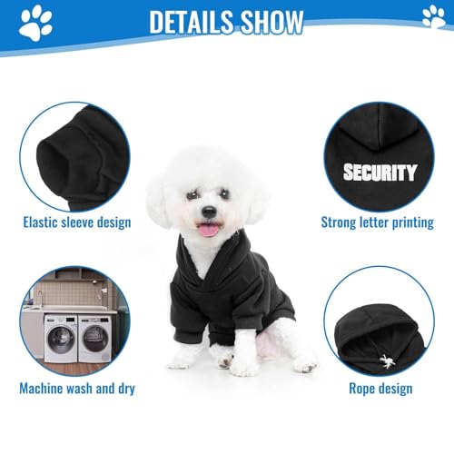 BINGPET Hunde Hoodie Sweatshirt,Weicher und Komfortabler Fleece-Pullover für Kleine und Große Hunde, Premium-Qualität, Geeignet für Alle Hunderassen, Haustierkleidung