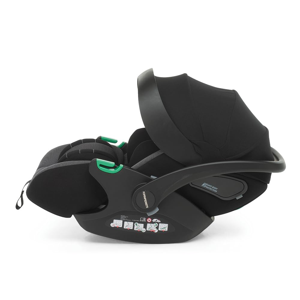 Foppapedretti Rek i-Size Ovetto Inclinable, Black