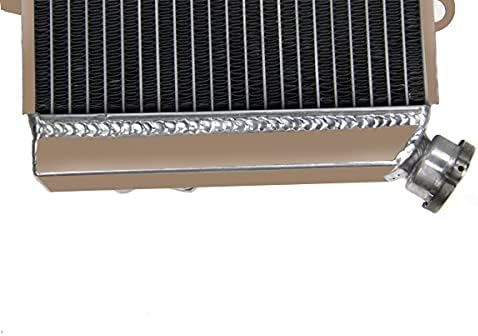 ATV Full Aluminum Radiator Compatible For 2002-2008 2007 2006 2005 04 Yamaha Grizzly 660 YFM660F
