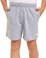 FILA Boy's Finn Short, Grey Marle, 10