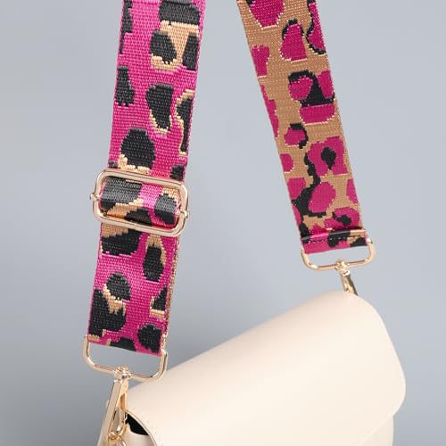 Image of chushui Leopard Print Purse Strap for Women,Adjustable Crossbody Bag Strap