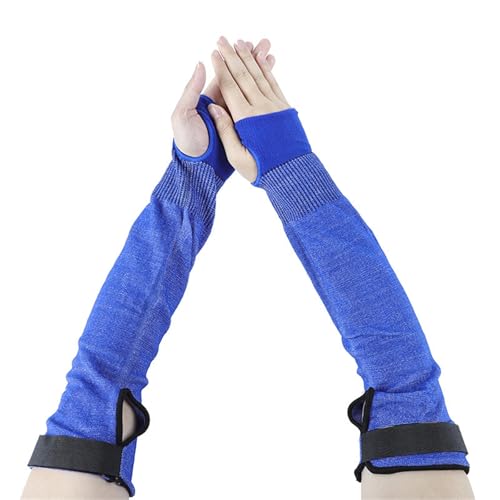 Protectores de brazos resistentes a cortes nivel 5 y mangas protectoras aislantes de 45cm 7