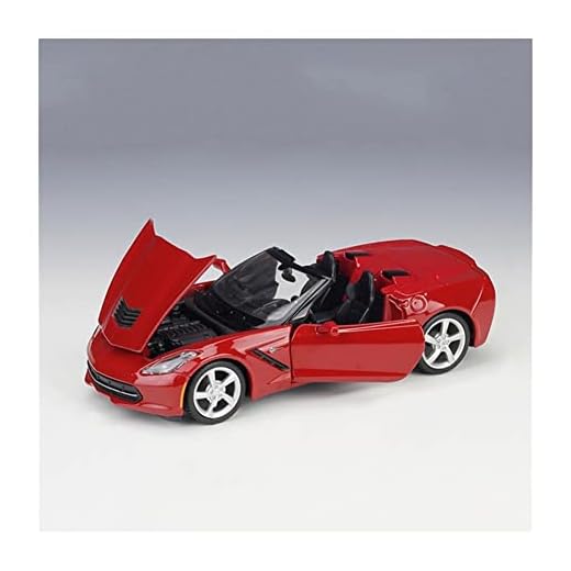 Original modellbil 1:24 For Corv-ene Grand Sport For Z06 Diecasts Alloy Modell Toy Fordon Utbildningsleksaker For Barn Julfödelsedagspresent (Color : D)