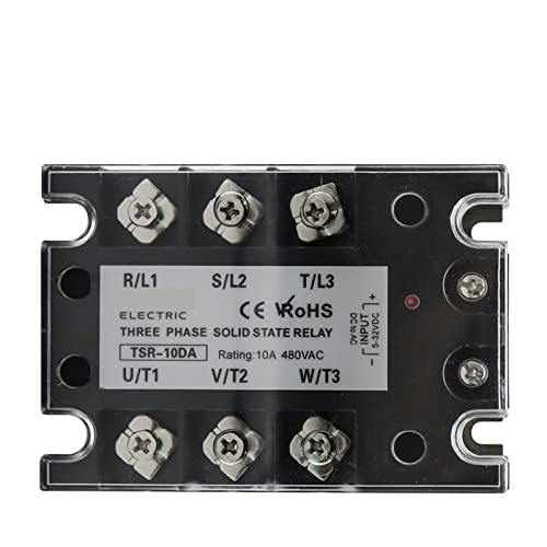 SSR Relais à semi-conducteurs triphasé 40A pour automatisme industriel CC CA 480V