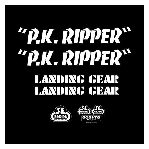 SE Bikes PK Ripper Decal Set null WHITE