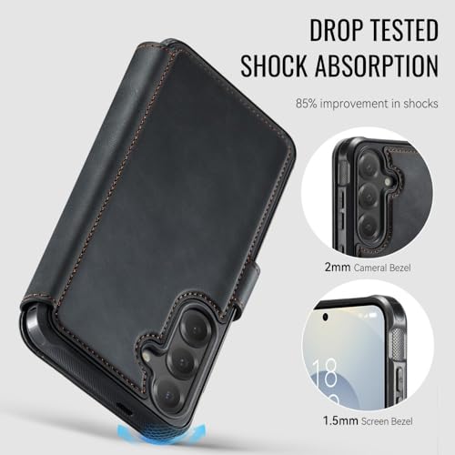 Étui pour Samsung Galaxy S25 Ultra violet, la coque portefeuille en cuir idéale en voyage