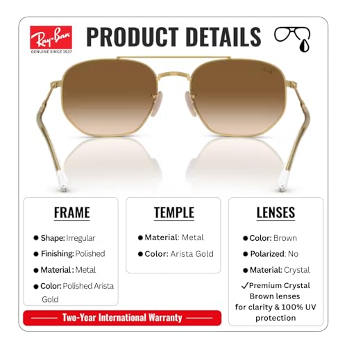 Image of Ray-Ban RB3707 Square-Round Sunglasses with Official RAYBAN Eyewear Kit