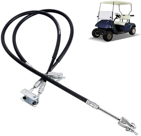 Panglong EZGO TXT Brake Cables Set, EZGO Brake Cable-Passenger an...