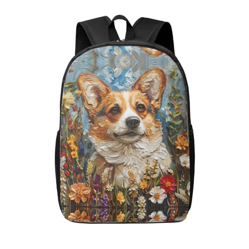 Sac à dos ordinateur portable noir léger Corgi business homme femme