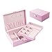 Produktbild LYYN Aufbewahrungsbox für Lederschmuck Double Big Capacity Schmuckschatulle Girls Fashion Jewelry Collection Box Ringschatulle
