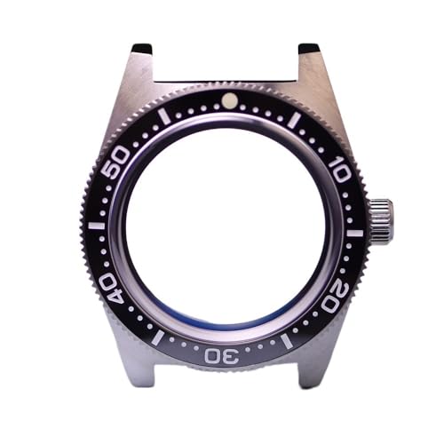 1�̎��v���i �\���b�h 41mm �X�e�����X�X�`�[�� 62Mas ���v�P�[�X �Z���~�b�N�x�[�� 20Bar �h�� NH35/36 ���[�u�����g�ɓK��(Black)