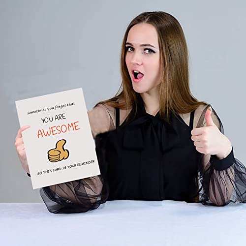 Dapofajo Inspiration Card, Encourage Card For Friend, You Are Awesome Card, Motivational Card For Men Women Girl Boy #TOP5
