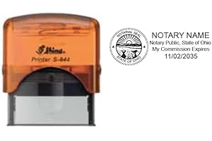Ohio Notary Stamp by Shiny: Self-Inking Precision