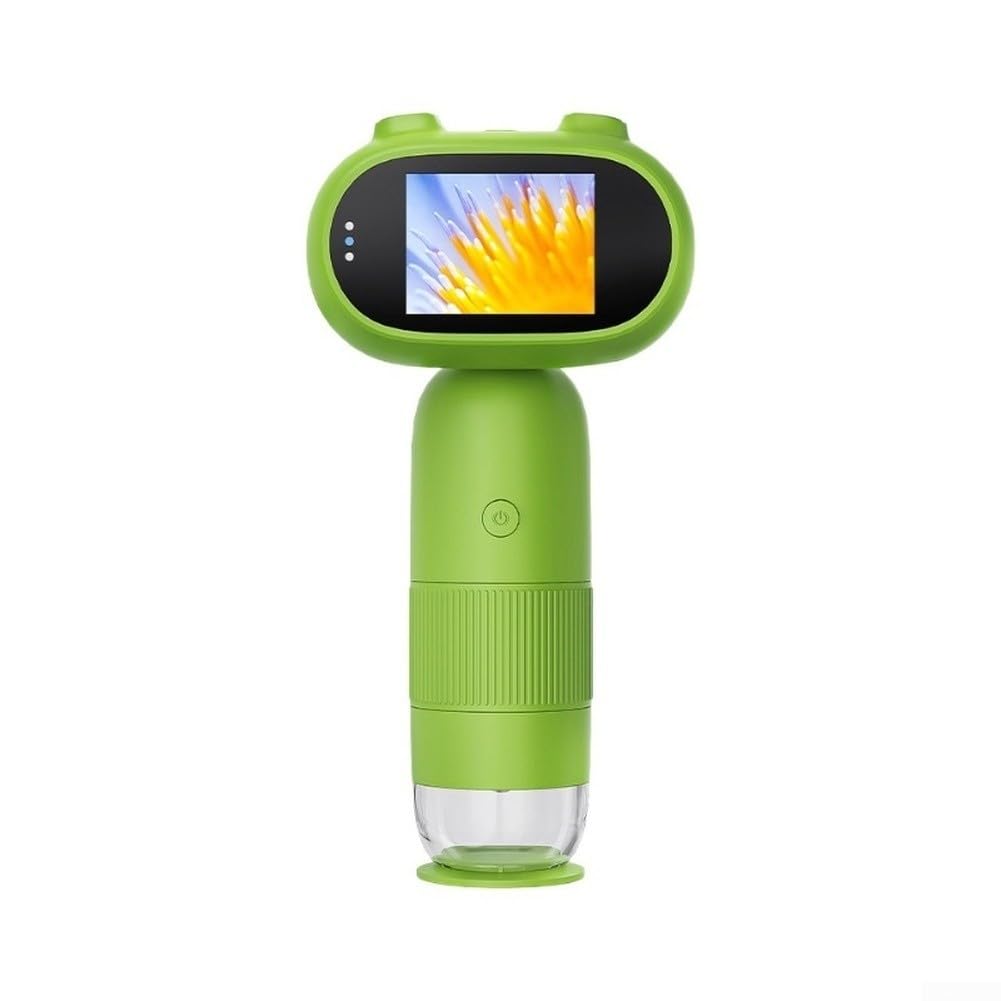Microscopio Digitale a 8 LED Verde Chiaro ABS