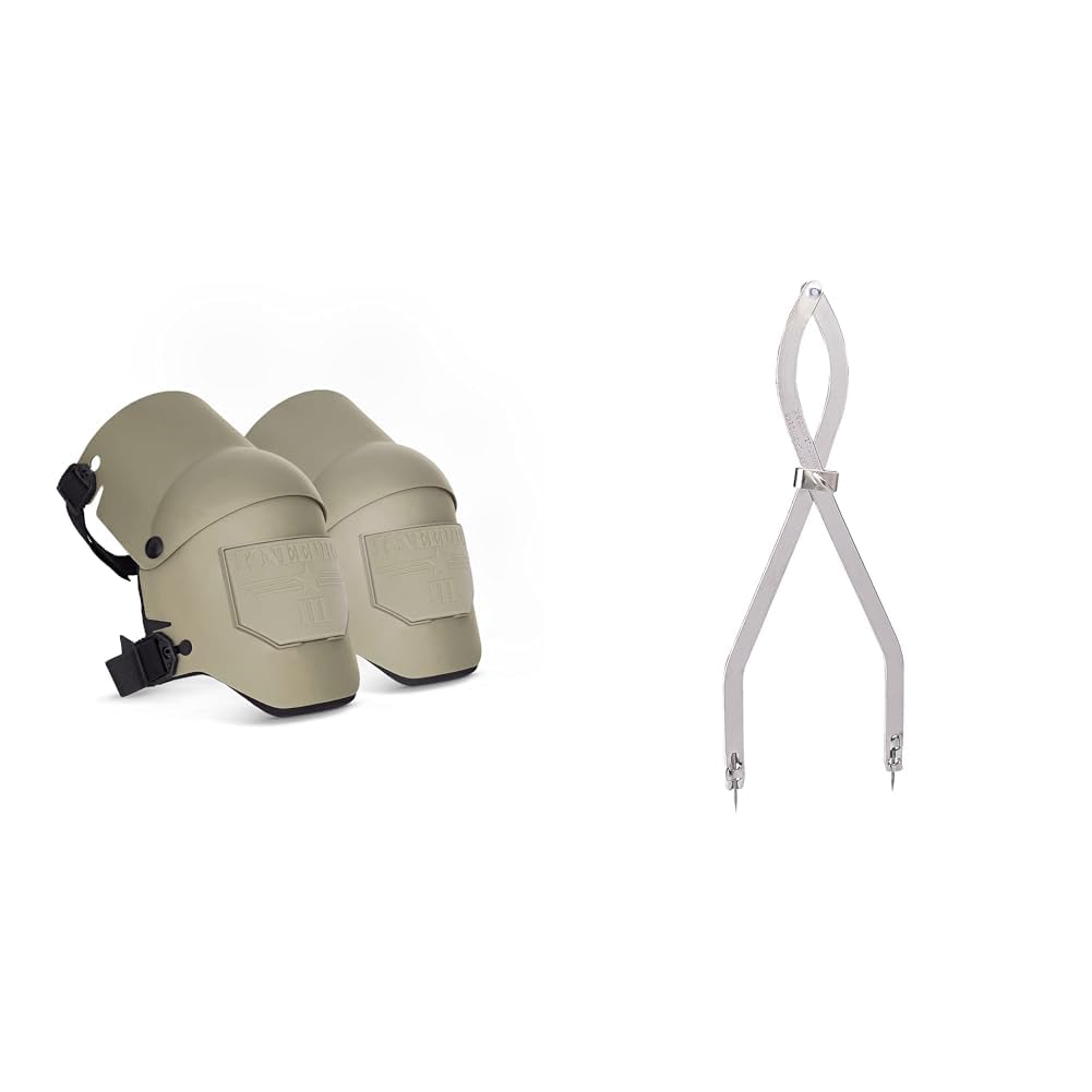 Sellstrom Ultra Flex III KneePro Knee Pads for Construction, Gardening, Flooring - Pro Protection & Comfort for Men & Women (Multiple Colors) & Malco 24 24 in. Radius Divider