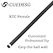 CUEDESG Carbon Fiber Pool Cue Stick 10.5mm/11.8mm/12.5mm,Low Deflection Pool Stick,Professional Cue Stick with Case… (Black_Leather Wrap_11.8mm)
