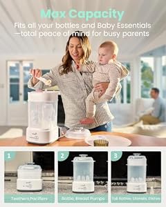 Grownsy Compact Baby Bottle Sterilizer and Dryer with Fast Sanitization — photo 6 of 6