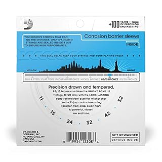 D’Addario Cordes Guitare Acoustique | Corde Guitare Folk | EZ910 | Cordes en bronze pour guitare acoustique | Bronze 85… - Les Beatles, Paul McCartney, John Lennon, RIngo Starr, George Harrison D'Addario Cordes Guitare Acoustique | Corde Guitare Folk | EZ910 | Cordes en bronze pour guitare acoustique | Bronze 85… – Image 3
