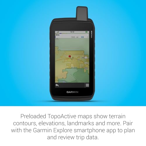 Garmin Montana® 710, Rugged GPS Handheld Navigator with Large 5-inch Glove-Friendly Touchscreen, Satellite Imagery and Maps for Routing on Roads and Trails - Image 5