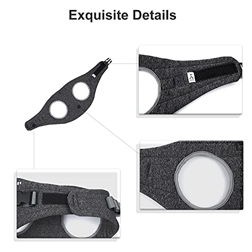 mewmewcat Colete acolchoado para cão No-Pull Super Light Ventilative Back Trela Ajustável No-Choke T
