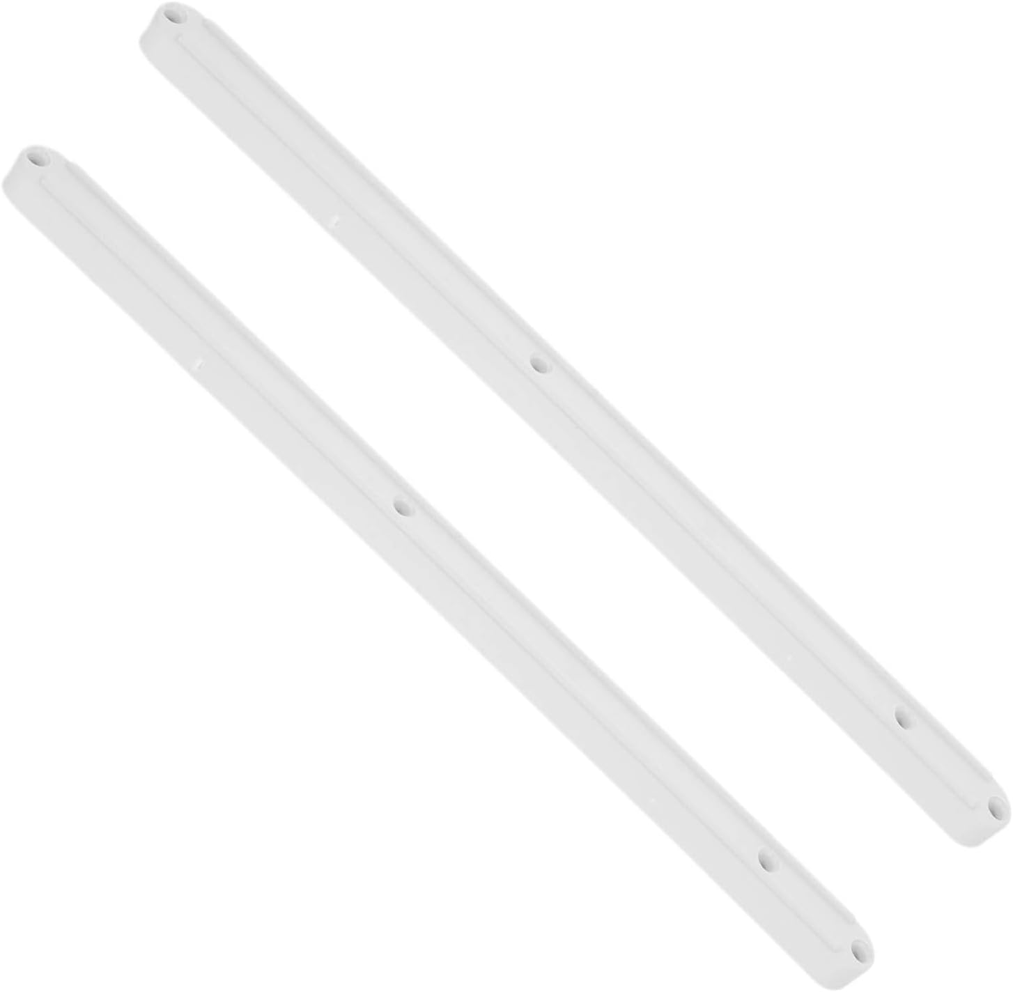 2 Pcs Plastic Drawer Rails Dresser Slider Replacement Scroll Wheel Slides Anti-tilt