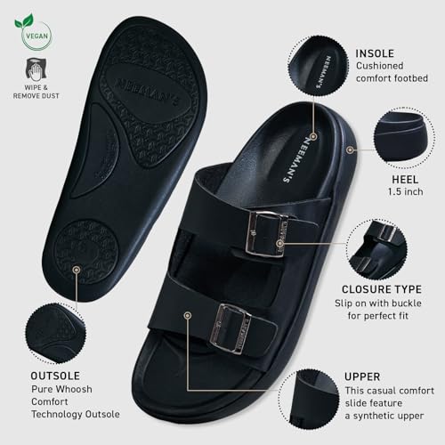 Image of Neeman's PureWhoosh Flow Sandals for Men | Double-Buckle Comfort | Lightweight, Flexible & Stylish Everyday Wear