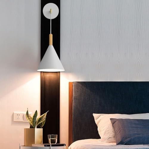 Lámpara de pared de madera E27 resistente de diseño 4