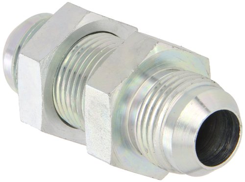 Eaton Aeroquip 2041-12-12S Bulkhead Union, JIC 37 Degree End Types, Carbon Steel, 3/4 JIC(m) End Size, 3/4