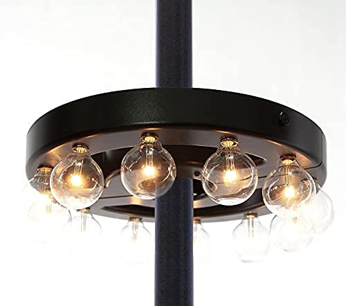 Lampe Parasol De Jardin Lumière de Parasol Parapluie de Patio LED Allume USB, pôle de Parapluie lumières solaires pôle de Parapluie tentes de Patio éclairage pour tentes de Camping Patio QAF21060