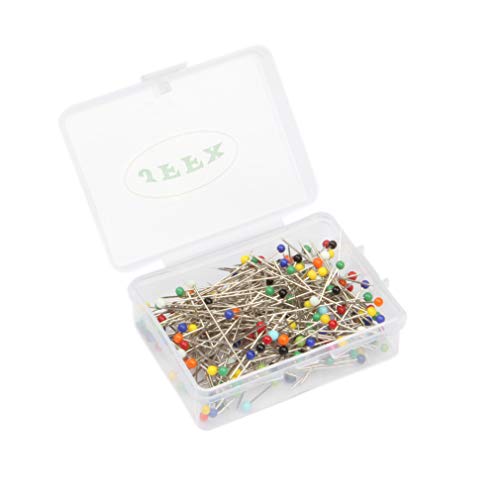 JFFX 250 Pieces Push Pins, Sewing Pins, Straight Pins, Quilting Pins for Sewing Dressmaker Jewelry Decoration - Thumbnail 4