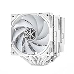 KINGCOOL Iron Wind 120 ARGB CPU Air Coolor, 6 Heat Pipes & Dual Towers, Dual 120mm PWM Fans, 1800 RPM Speed, ARGB Lighting, PC Cooler for AMD AM4 AM5/ Intel LGA 1851/1700, White - Image 2