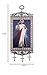 Religious Gifts The Divine Mercy Tapestry Icon Room Wall Door Decoration with Crosses 9 3/4 Inch