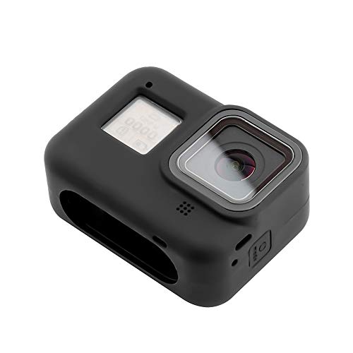 Silicone Protective Housing Case with Anti-Lost Rope for GoPro Hero 8 Black,Housing Case