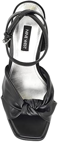 Nine West Women's Vivid Heeled Sandal, Black 001, 11 | Image 3