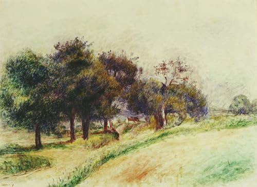 Tableau impressions d'art mural paysage par Pierre Auguste Renoir poster