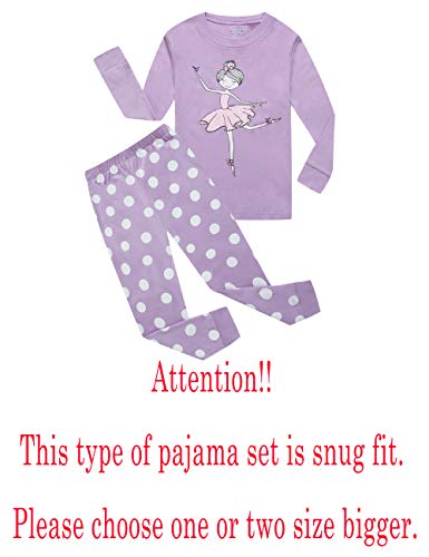 Family Feeling Kids & Toddler Girls Boys Pajamas 2 Piece Pjs Set 100% Cotton Sleepwear2