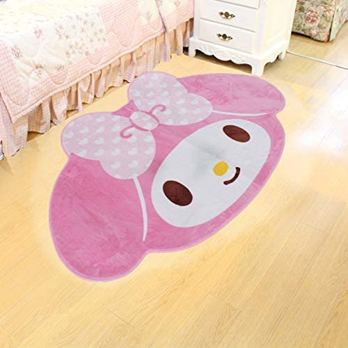 SBYMX Rugs New Cute Cartoon Carpet Anime Home Soft Fur Rugs Children Girls Bedroom Living Room Floor Mat Doormat Decor