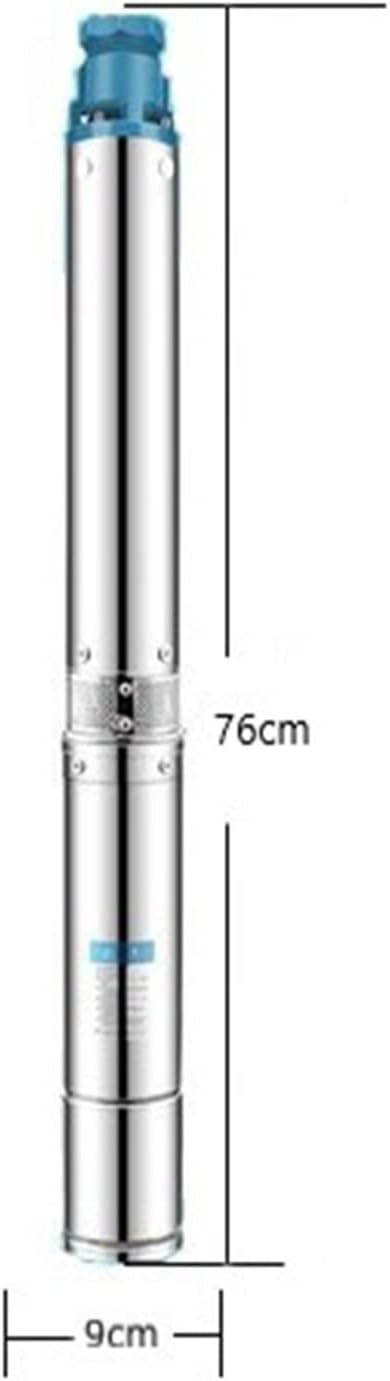 Mini Submersible Portable Electric Water Pump 370W Stainless Steel Deep Well Pump Submersible Pump 220V Household High-lift Well Water Pump