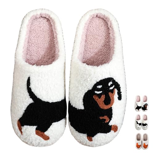 Image of Evil Eyes Cowboy Hat Slippers cute Warm Cozy House Shoes Soft Plush Fuzzy Slippers for Women Men