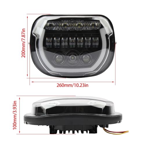 Phare LED E24 pour Motos avec Faisceau Haut Bas Haute Performance et DRL - 6