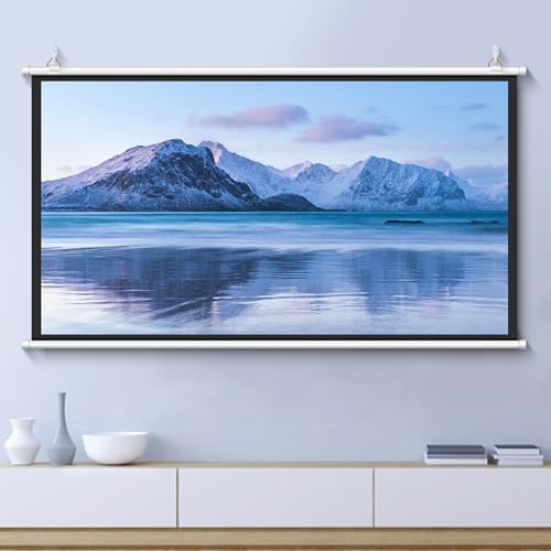 Pantalla de proyección manual 72" 4:3 con auto bloqueo